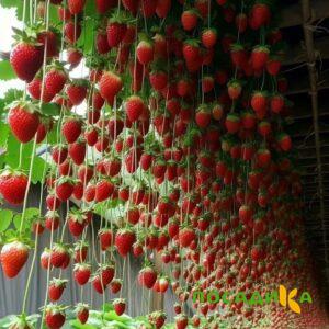 Клубника ампельная Анастасия купить по цене от 370р. в интернет-магазине «Посадика» с доставкой почтой в в Котельникие и по всей России – [изображение №1].