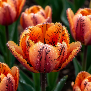 Тюльпан Литл Джем купить по цене от 199р. в интернет-магазине «Посадика» с доставкой почтой в в Котельникие и по всей России – [изображение №1].