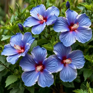 Гибискус садовый Блуминг Квин купить по цене от 259р. в интернет-магазине «Посадика» с доставкой почтой в в Котельникие и по всей России – [изображение №1].