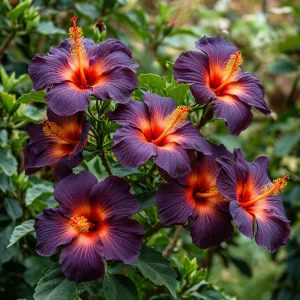 Гибискус Вивида Флэр купить по цене от 279р. в интернет-магазине «Посадика» с доставкой почтой в в Котельникие и по всей России – [изображение №1].