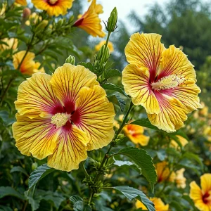 Гибискус Свит Соната купить по цене от 249р. в интернет-магазине «Посадика» с доставкой почтой в в Котельникие и по всей России – [изображение №1].