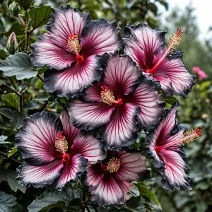 Гибискус садовый Самер Бридж купить по цене от 306р. в интернет-магазине «Посадика» с доставкой почтой в в Котельникие и по всей России – [изображение №1].